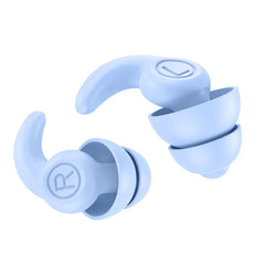 Blue 1 Pair Silicone Ear Plugs