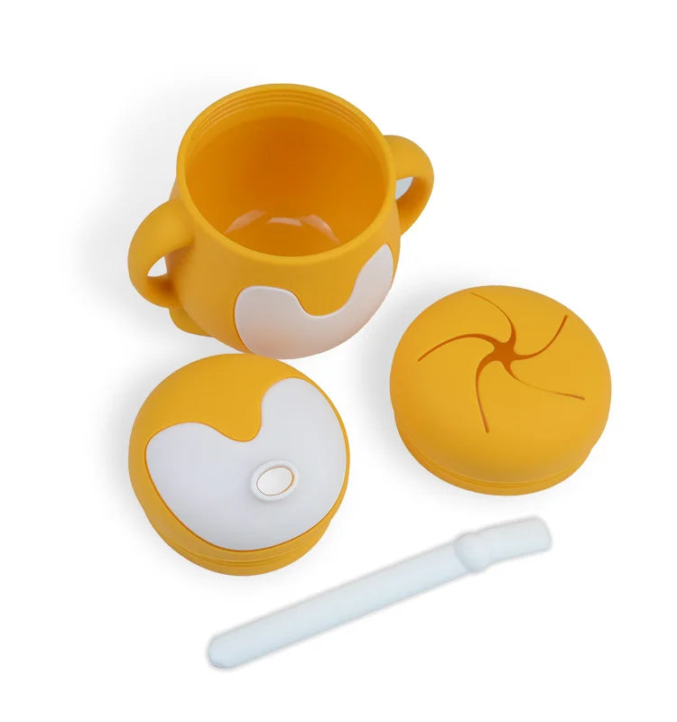 Cartoon Shaped Silicone Baby Feeding Cups