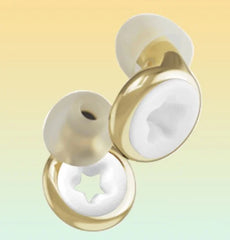 Yellow Five Star Design Silicone Earplugs