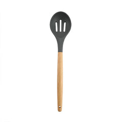 Silicone Cooking Utensils Set Wood handle