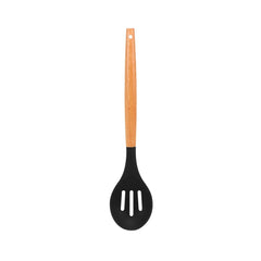 11-Piece Silicone Cooking Utensils with Wooden Handle