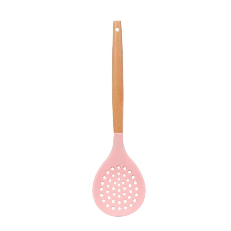 3 Pcs Silicone Slotted Spoon | Silicone Skimmer