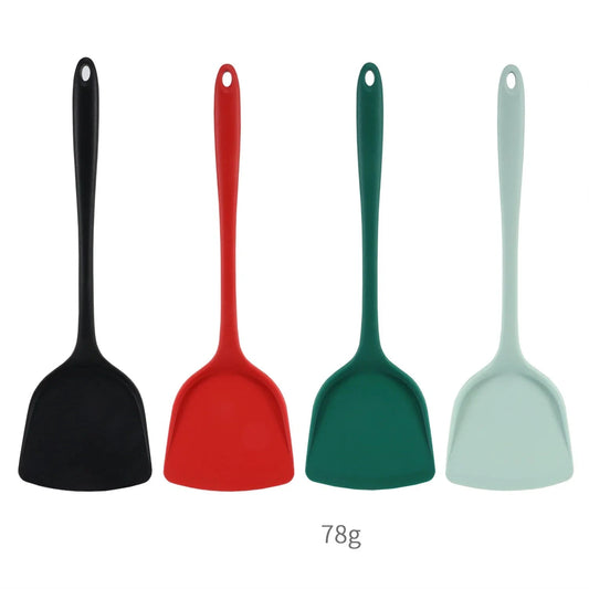 Green 4-Piece Silicone Cooking Spatula Set