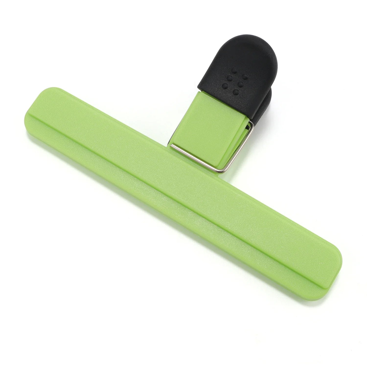 Green Silicone Plastic Bag Sealing Clips