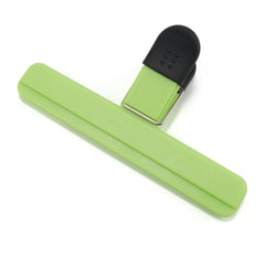 Green Silicone Plastic Bag Sealing Clips