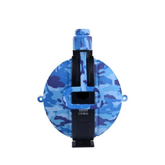 Blue Print Silicone Compass Water Bottle