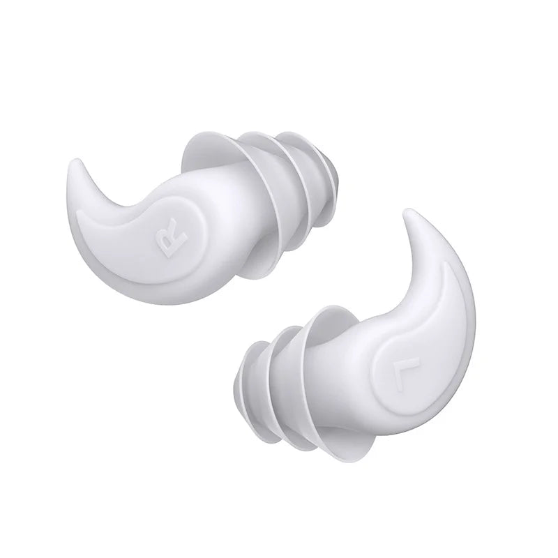 Light Grey Silicone Swimming Earplugs