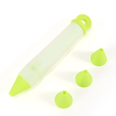 Green Silicone Chocolate Cake Decoration Pens