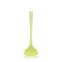 Green Semi-transparent Silicone Soup Spoon Set