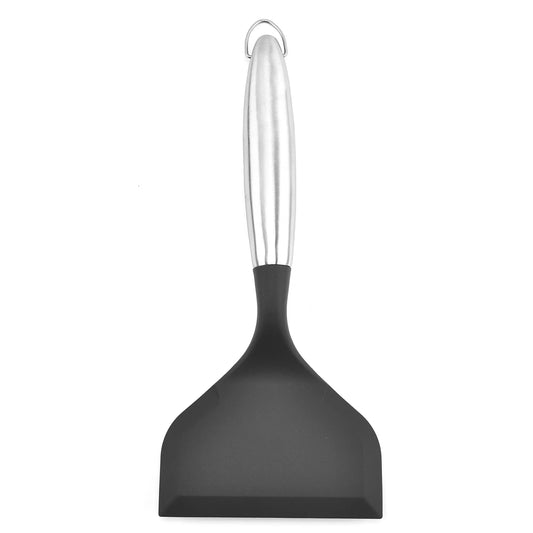 Grey Silicone Wide Mouth Spatula for Cooking