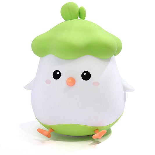 Green Voice Control Silicone Night Lamp