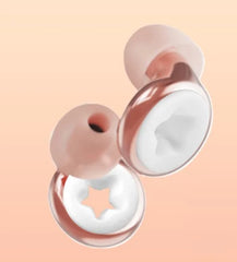 Pink Five Star Design Silicone Earplugs