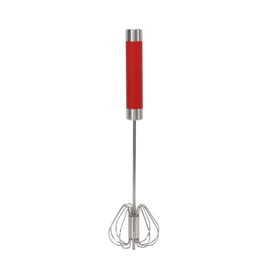 Semi-automatic rotating egg beater