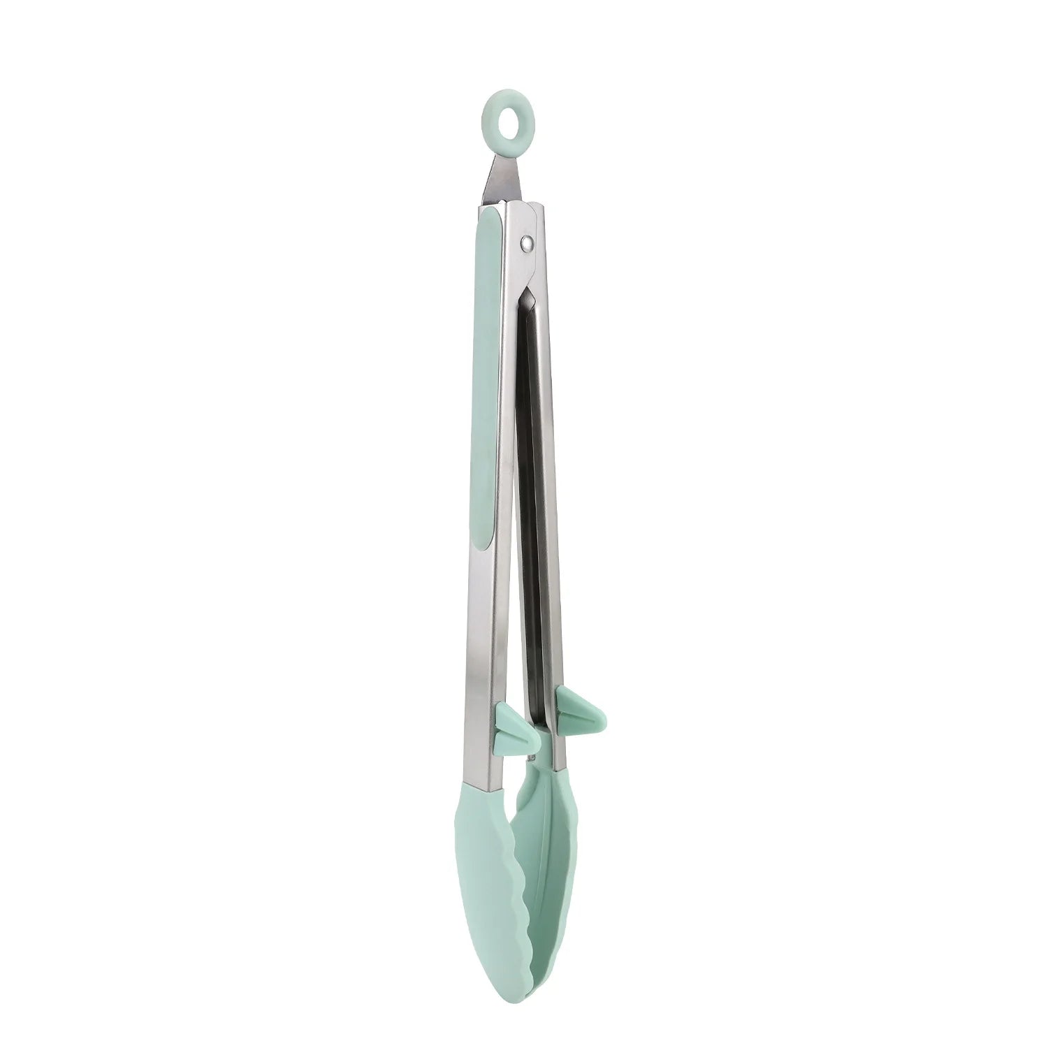 Mint Silicone Kitchen Tongs