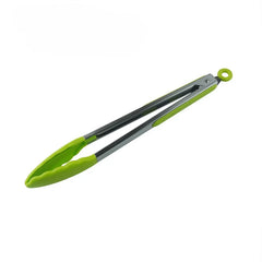 Silicone Kitchen Tongs Stainless Steel