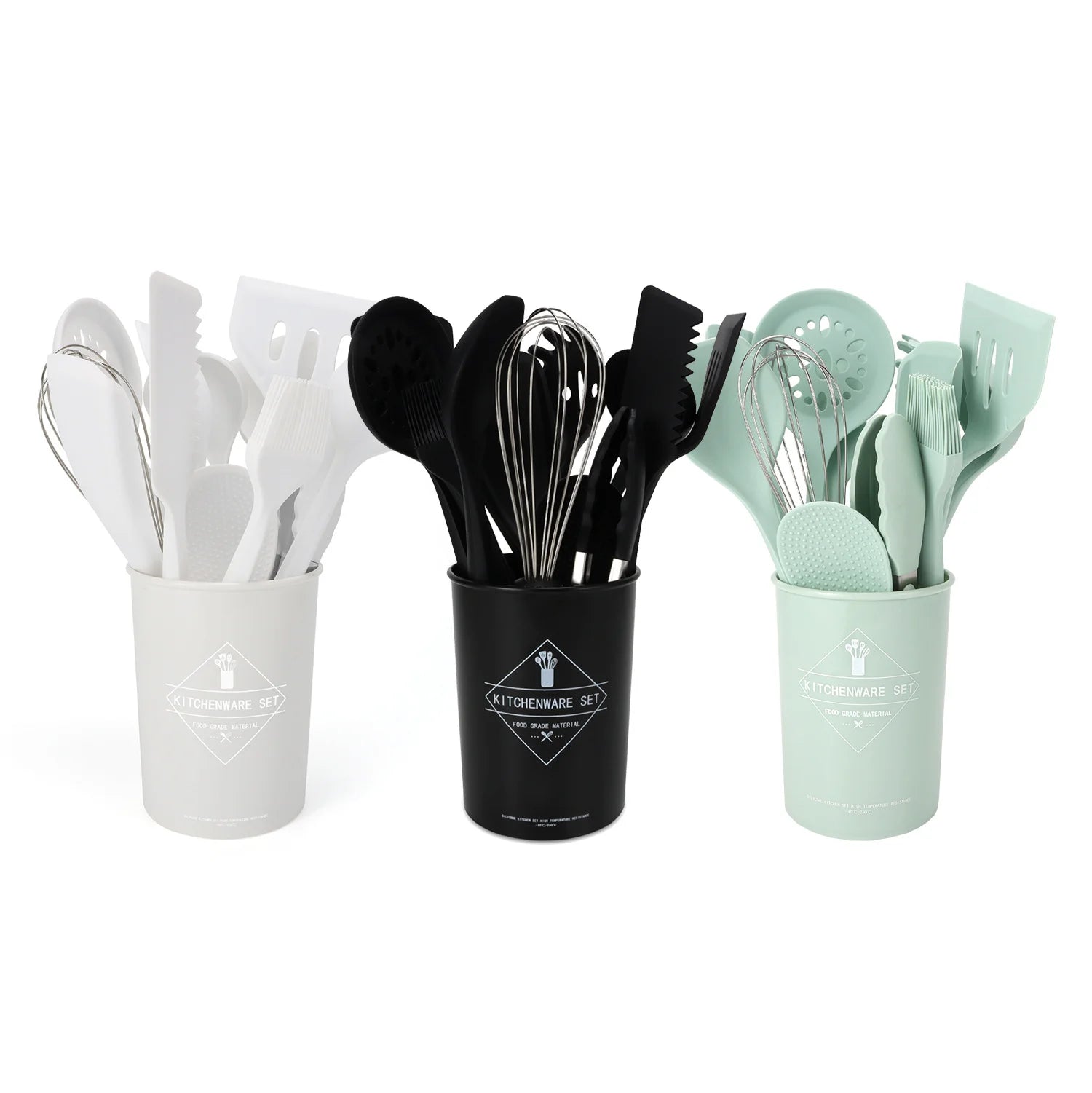 Silicone Cooking Utensils with Storage Box