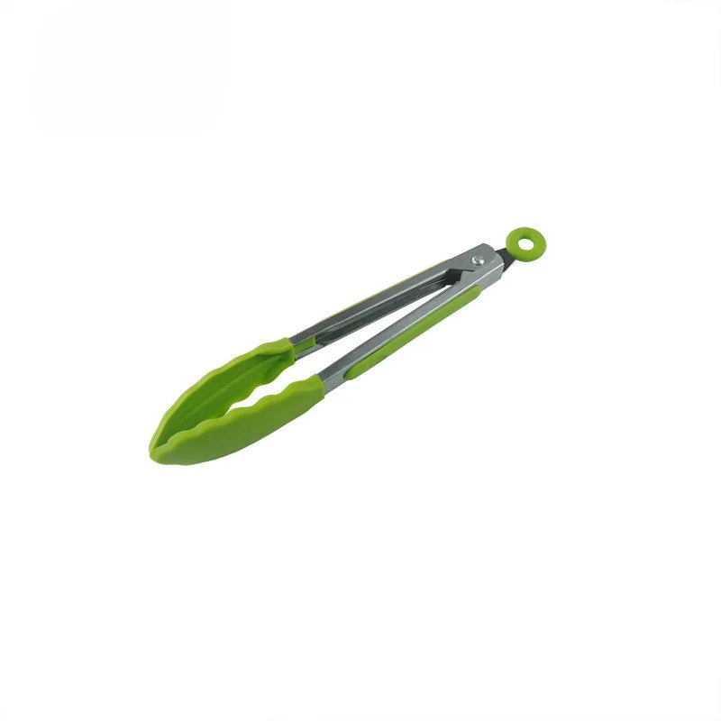 Silicone Kitchen Tongs Stainless Steel