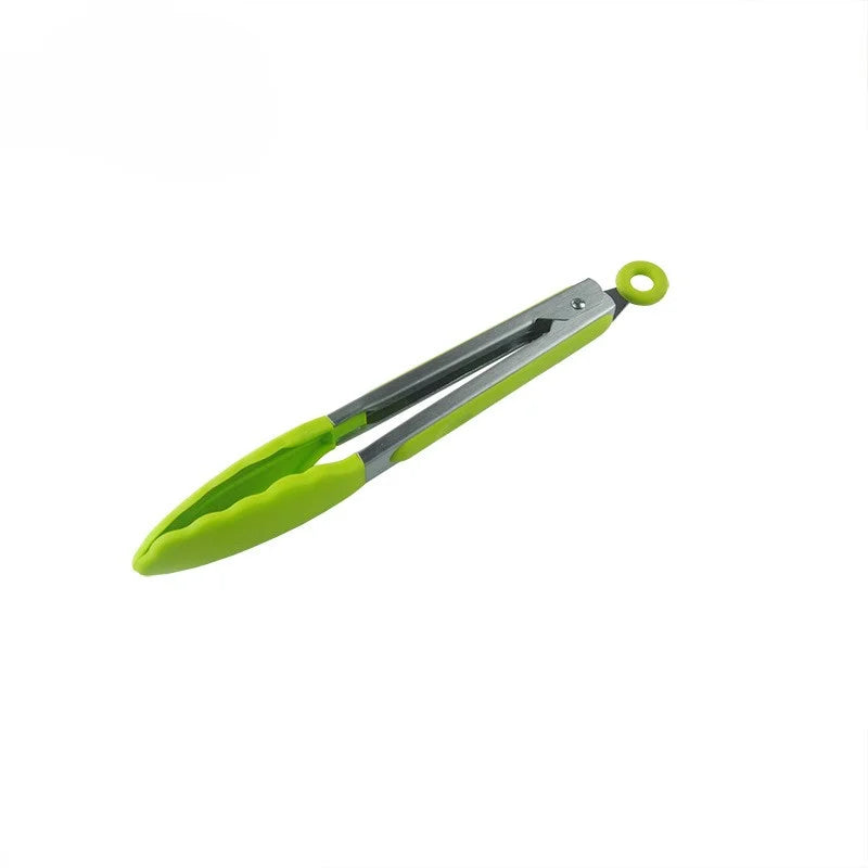 Silicone Kitchen Tongs Stainless Steel