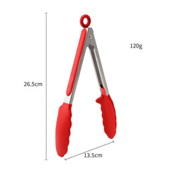 red Silicone Cooking Tongs Set | Pack of 2