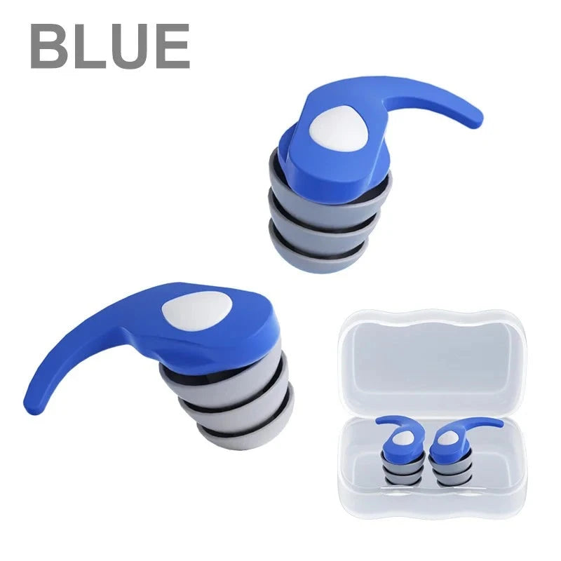 Blue Silicone Ear Plug for Noise Reduction