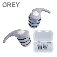 Grey Silicone Ear Plug for Noise Reduction