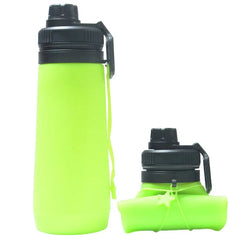 Green Style 5 750ml Silicone Travel Water Bottle