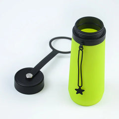 Green Style 2 750ml Silicone Travel Water Bottle