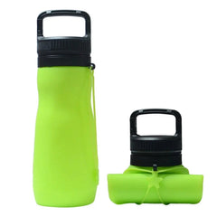 Green Style 3 750ml Silicone Travel Water Bottle