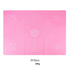 pink Silicone Rolling Mats for Baking