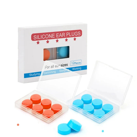 Waterproof Silicone Ear Plugs for Adults and Kids