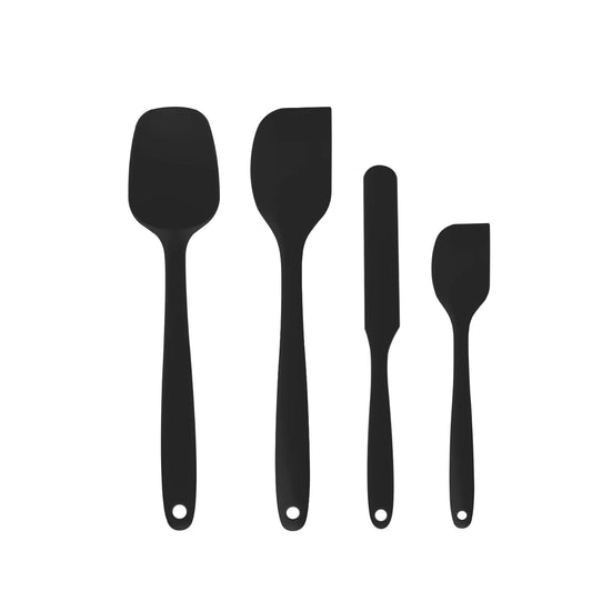 Black Non-Stick Silicone Spatula Set