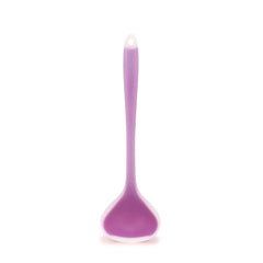 Purple Semi-transparent Silicone Soup Spoon Set