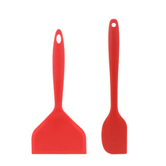 Red 2-piece Silicone Spatula Set