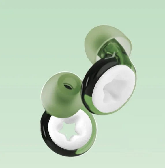 Green Five Star Design Silicone Earplugs