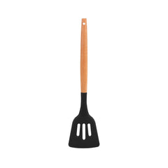 11-Piece Silicone Cooking Utensils with Wooden Handle