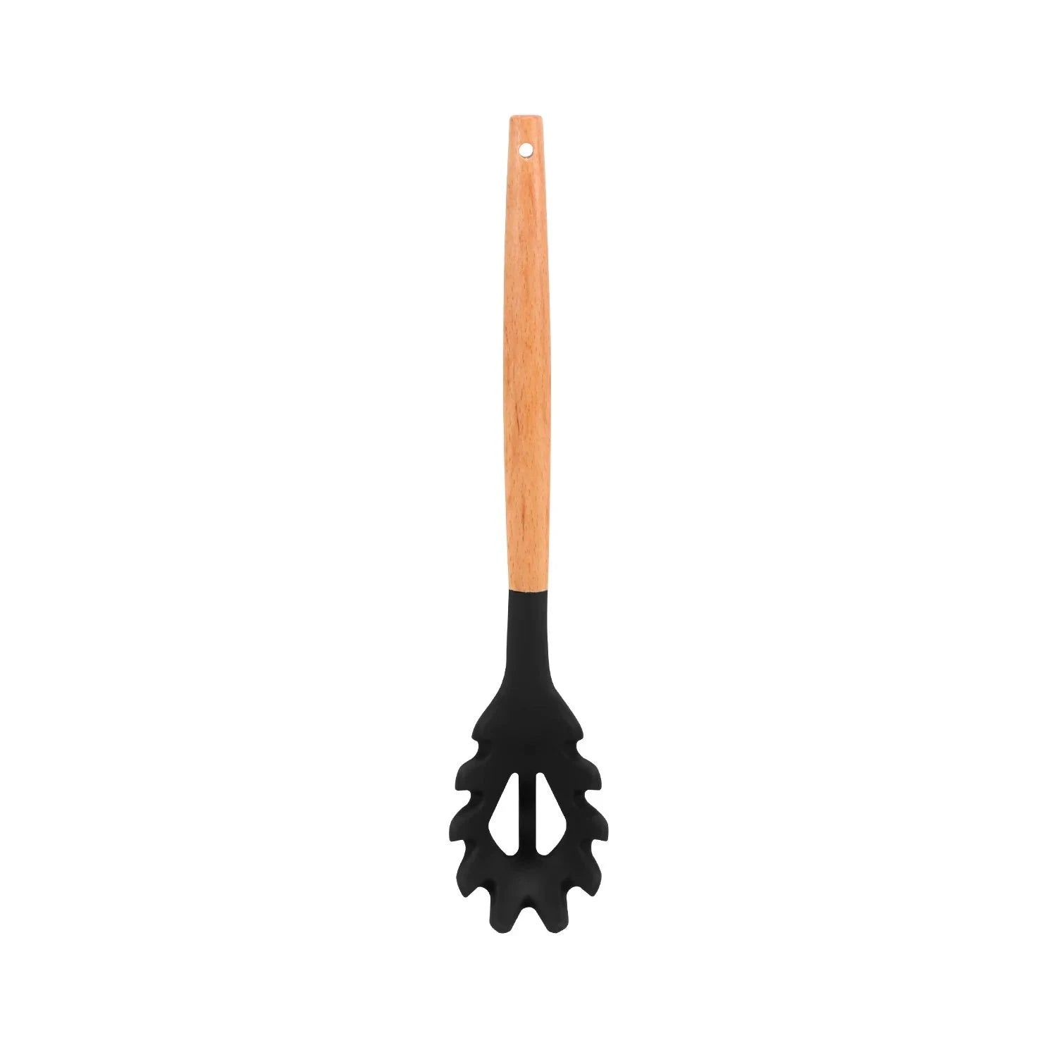 11-Piece Silicone Cooking Utensils with Wooden Handle