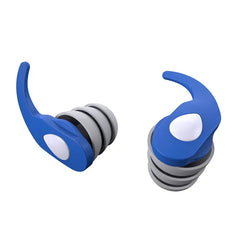 Blue 1 Pair Silicone Earplugs for Sleeping