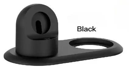 Black Silicone Charger on Stand for iPhone 12, 13 & 14