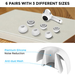 Silicone Earbuds Replacement for AirPods Pro and Pro 2 Earbuds