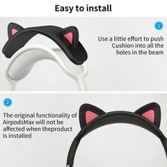 Cat Ear Silicone Headphone Headband Cover