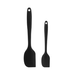 Set of 2 Black 3x Silicone Spatulas Set