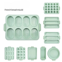 Set of 9 9x Silicone Cake Mold