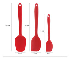 3x Silicone Spatulas Set