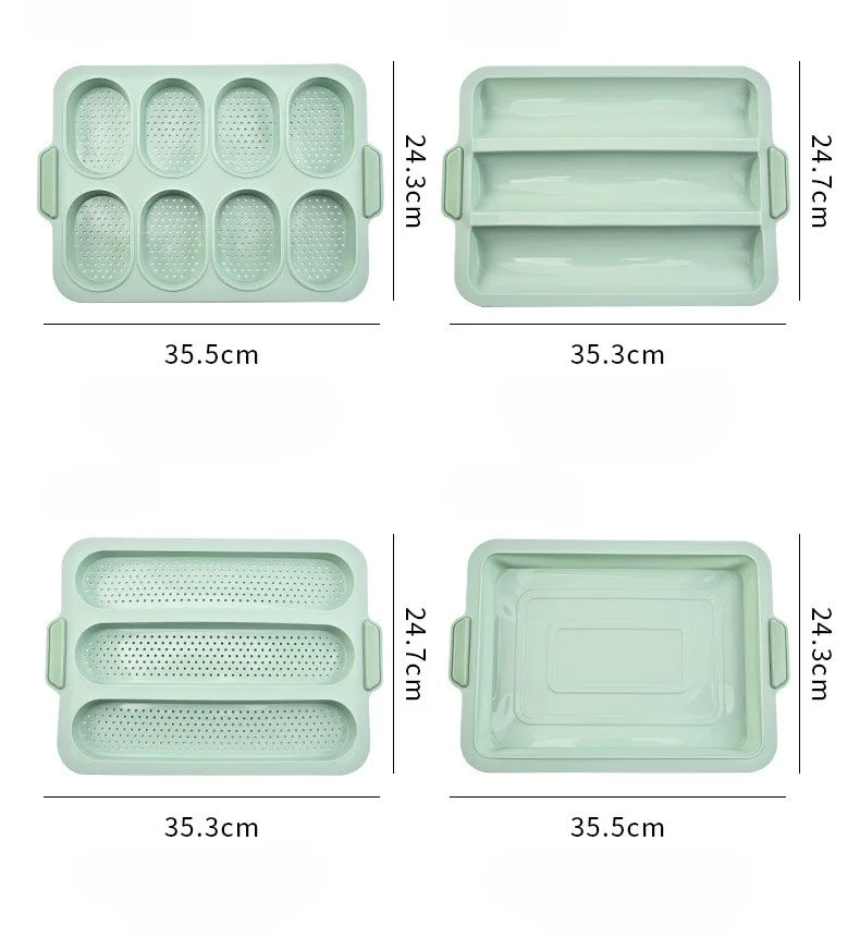 9x Silicone Cake Mold