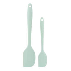 Set of 2 Green 3x Silicone Spatulas Set