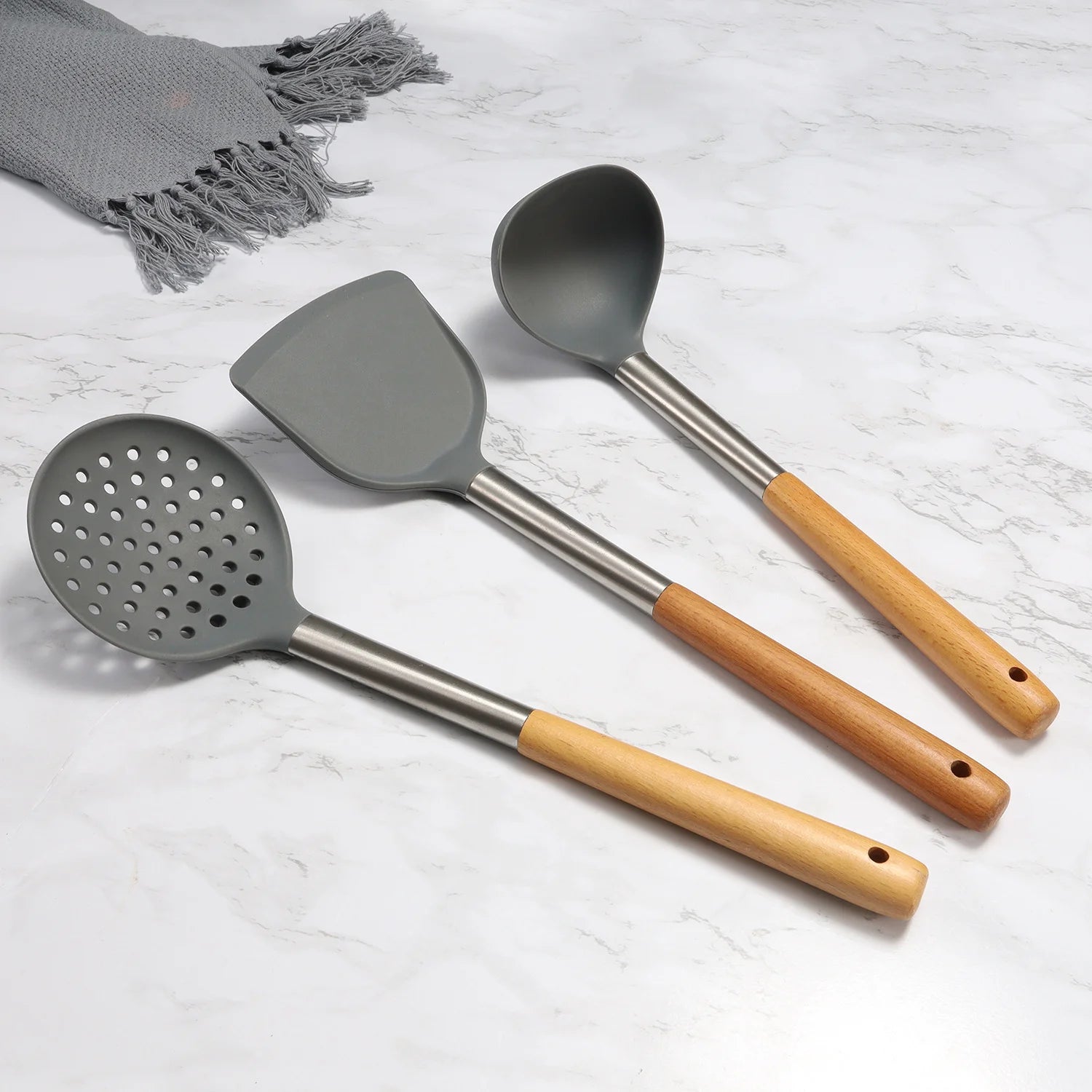 3pc Silicone Spatula Set