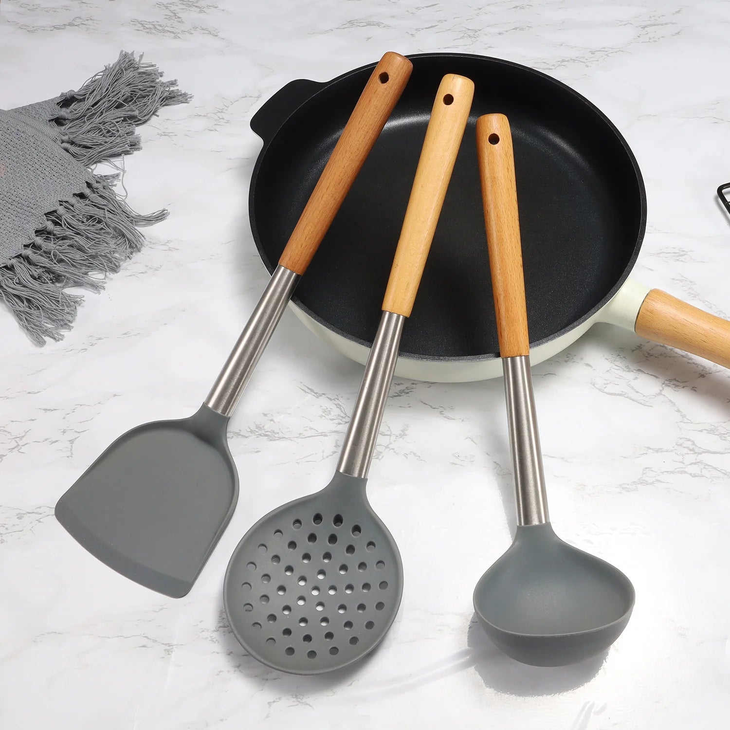 3pc Silicone Spatula Set