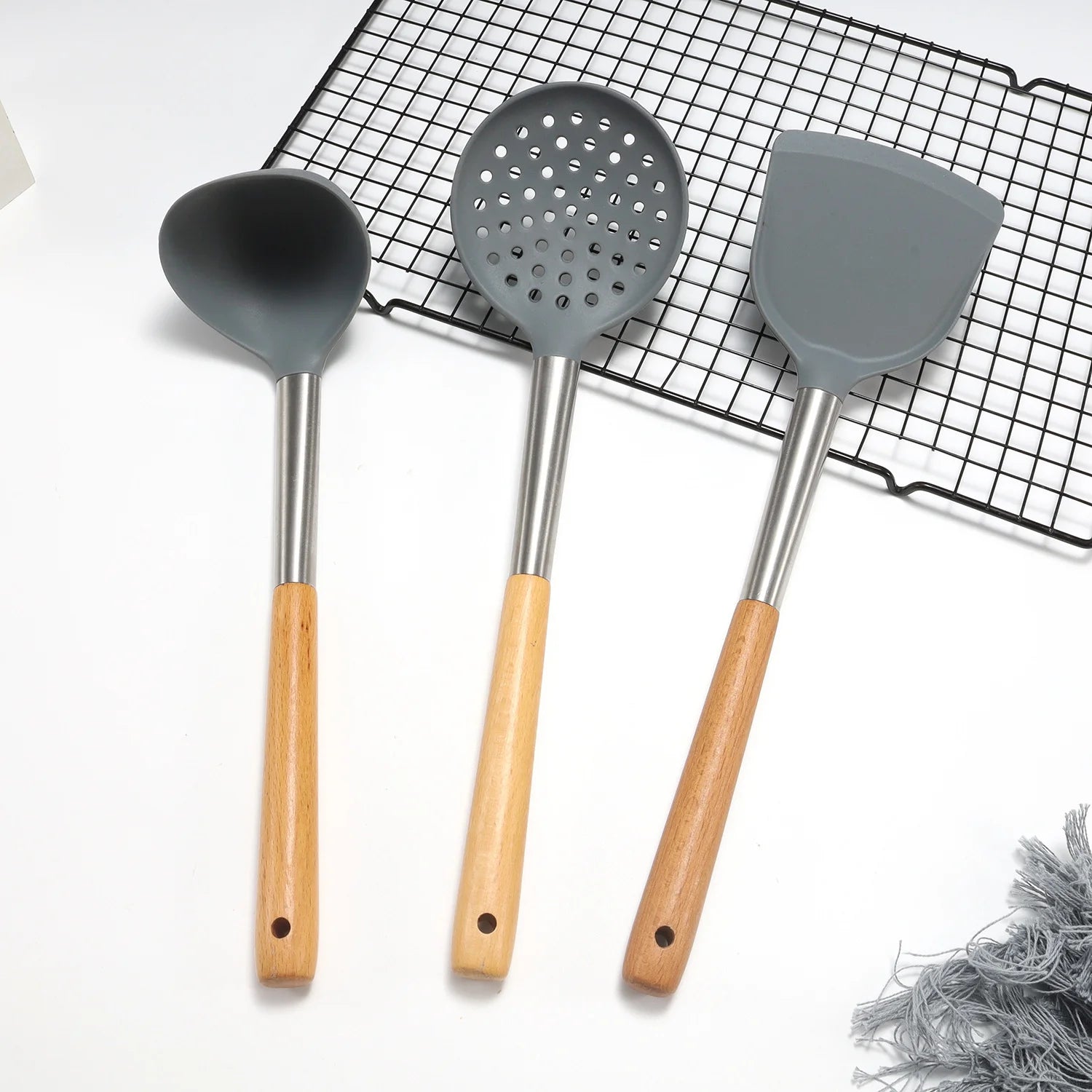 3pc Silicone Spatula Set