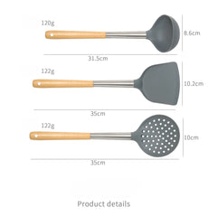 3pc Silicone Spatula Set