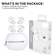 Silicone AirPod Ear Hooks Compatible with Airpods 3